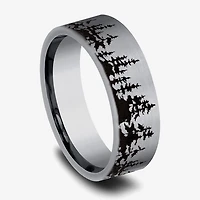 Mens 8MM Tantalum Wedding Band