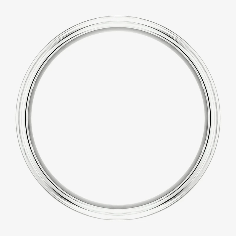 Mens 6MM 10K Two Tone Gold Wedding Band