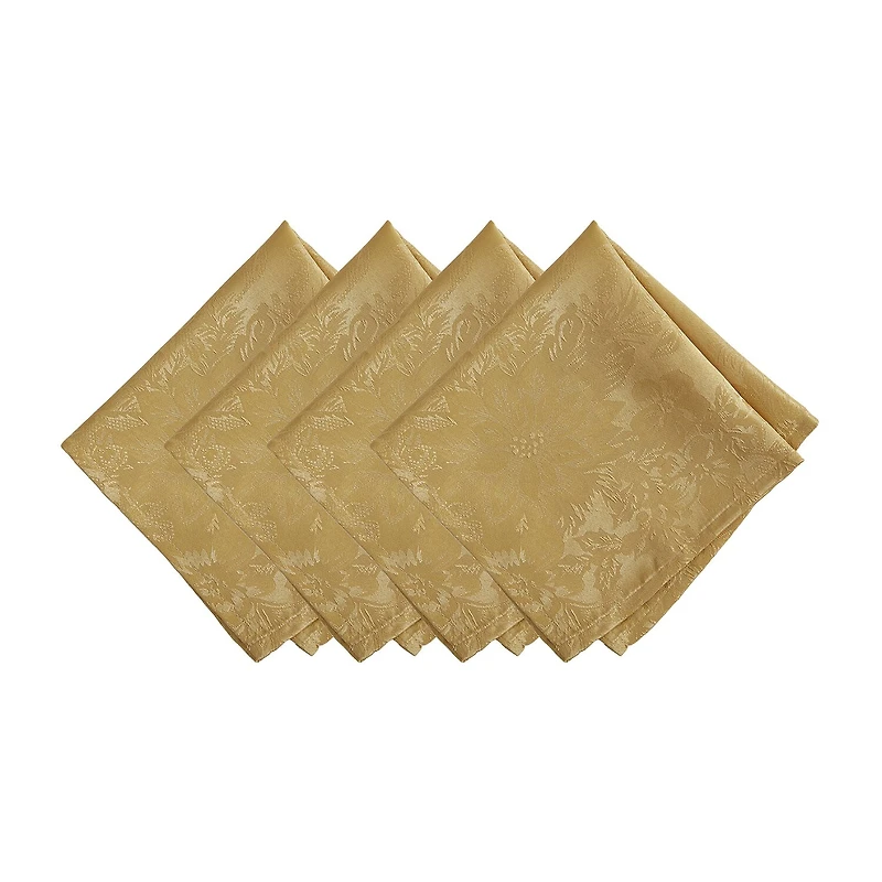 Elrene Home Fashions Poins Elegance Set 4-pc. Napkins