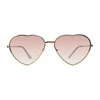 Juicy Couture Romeo Brown Pink Womens Heart Sunglasses