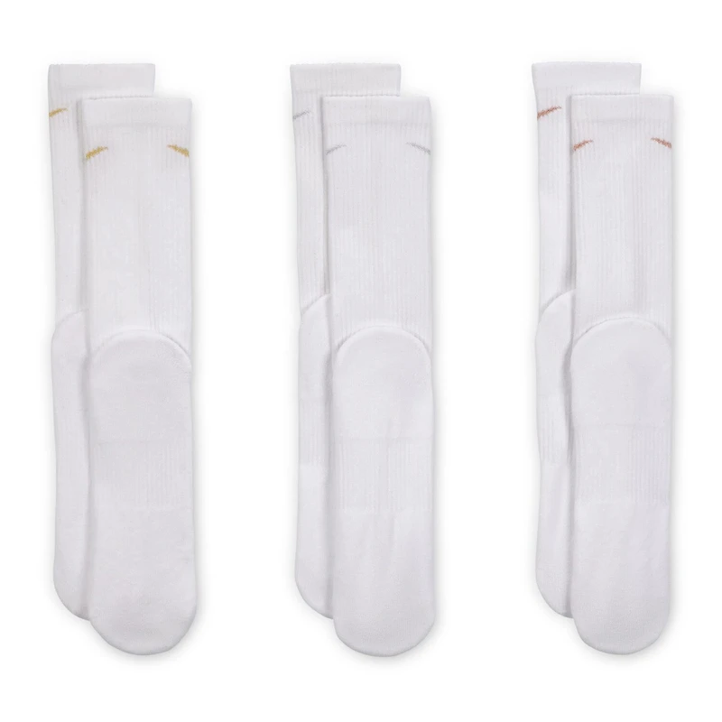 Nike Everyday Plus Cushion Unisex Adult 3 Pair Crew Socks