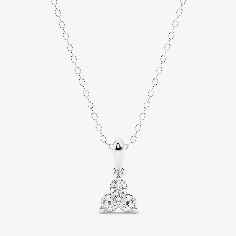 Limited Quantities! (G \ Si1) Womens 1/4 CT. T.W. Lab Grown White Diamond 14K Gold Pendant Necklace
