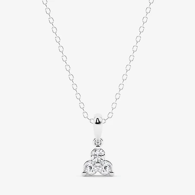 Limited Quantities! (G \ Si1) Womens 1/4 CT. T.W. Lab Grown White Diamond 14K Gold Pendant Necklace