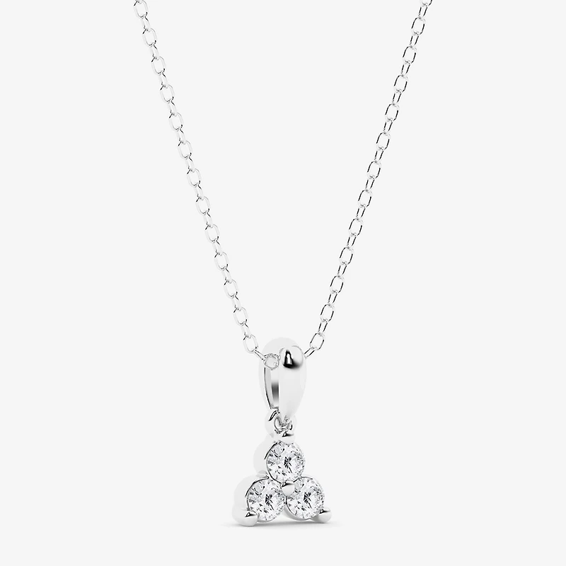 Limited Quantities! (G \ Si1) Womens 1/4 CT. T.W. Lab Grown White Diamond 14K Gold Pendant Necklace