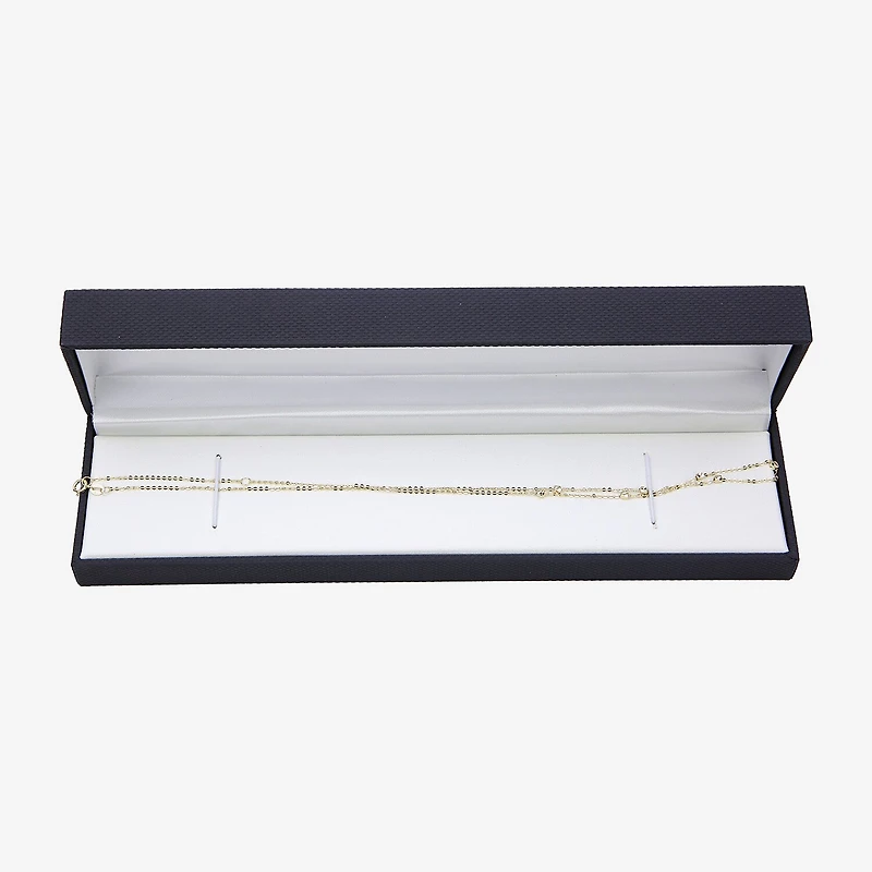 Gold Addiction Womens 10K Gold 18 Inch Link Chain Necklace