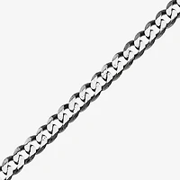 Made in Italy Mens Sterling Silver 24 Inch Curb Chain Necklace