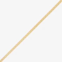 Made in Italy Womens 24K Gold Over Silver 24 Inch Popcorn Chain Necklace