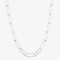 Made in Italy Womens Sterling Silver 20 Inch Chain Necklace