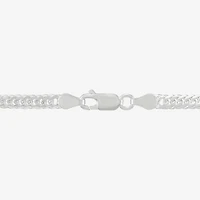 Made in Italy Womens Sterling Silver 7.5 Inch Solid Curb Chain Bracelet