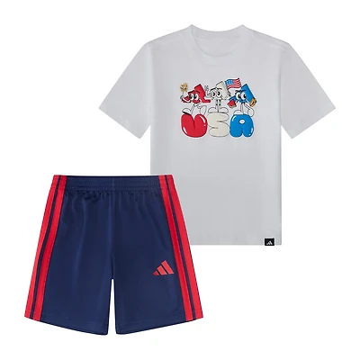 adidas Toddler Boys 2-pc. Short Set