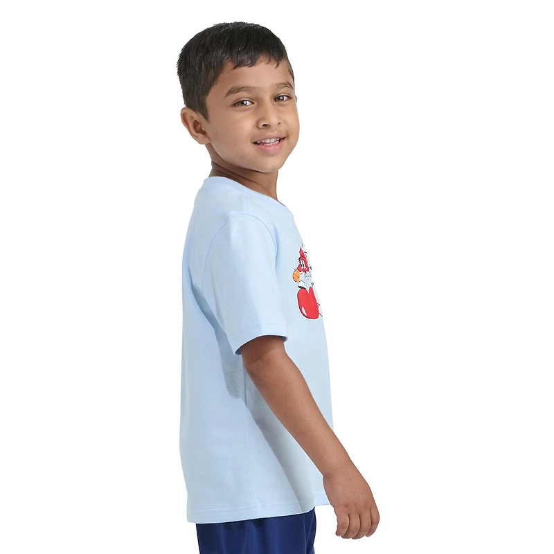 adidas Toddler Boys Crew Neck Short Sleeve Regular Fit Graphic T-Shirt