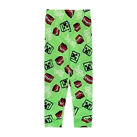 Little & Big Kid Boys Minecraft Crew Neck Short Sleeve 4-pc. Pajama Set