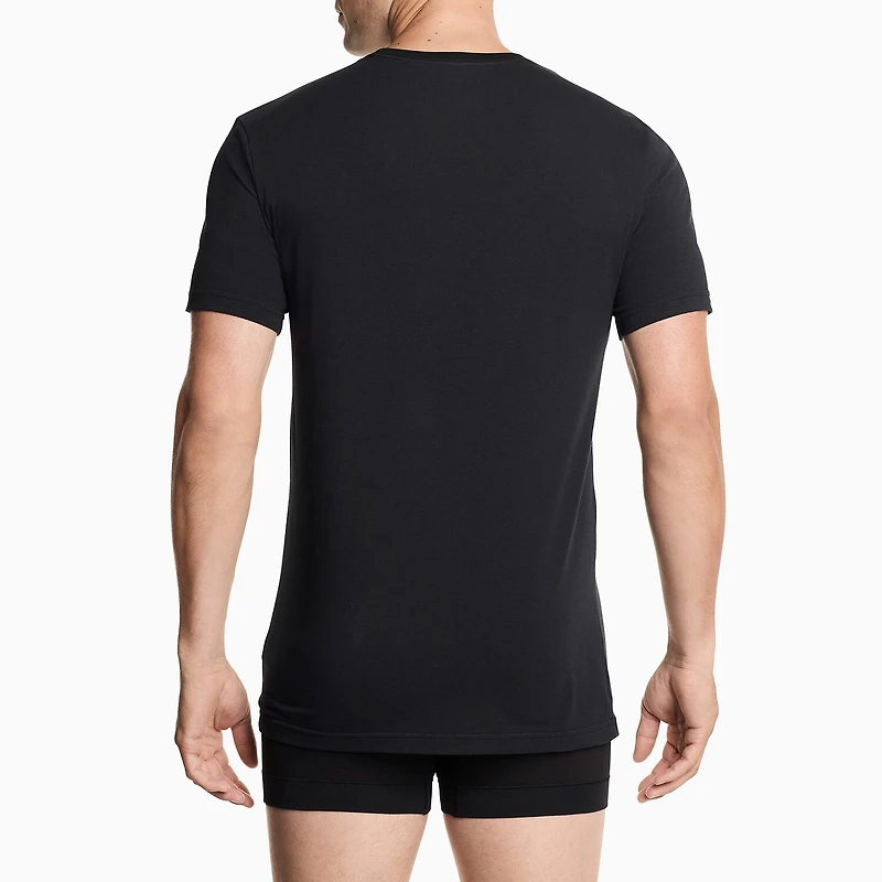 Nike All Day Cotton Stretch Mens 2 Pack Short Sleeve Crew Neck Moisture Wicking T-Shirt