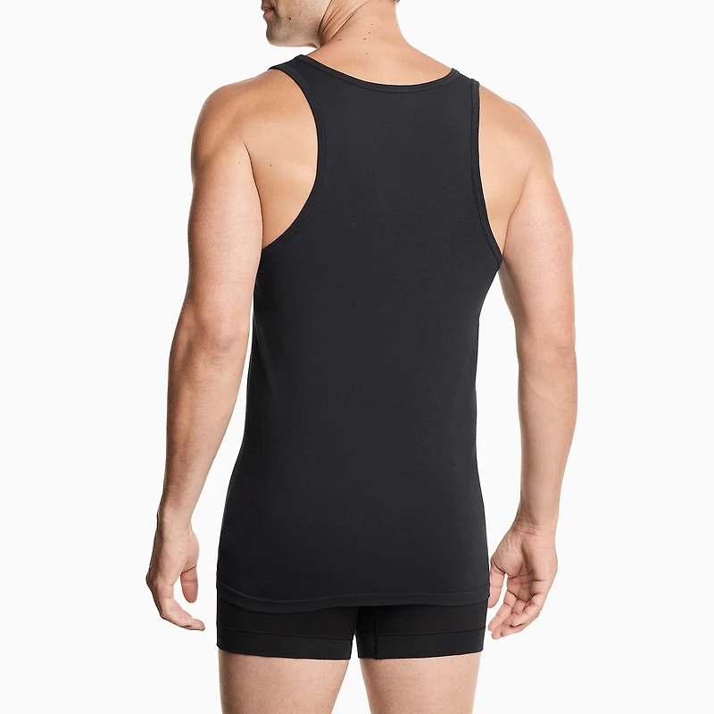 Nike All Day Cotton Stretch Mens U Neck Sleeveless 2 Pack Tank