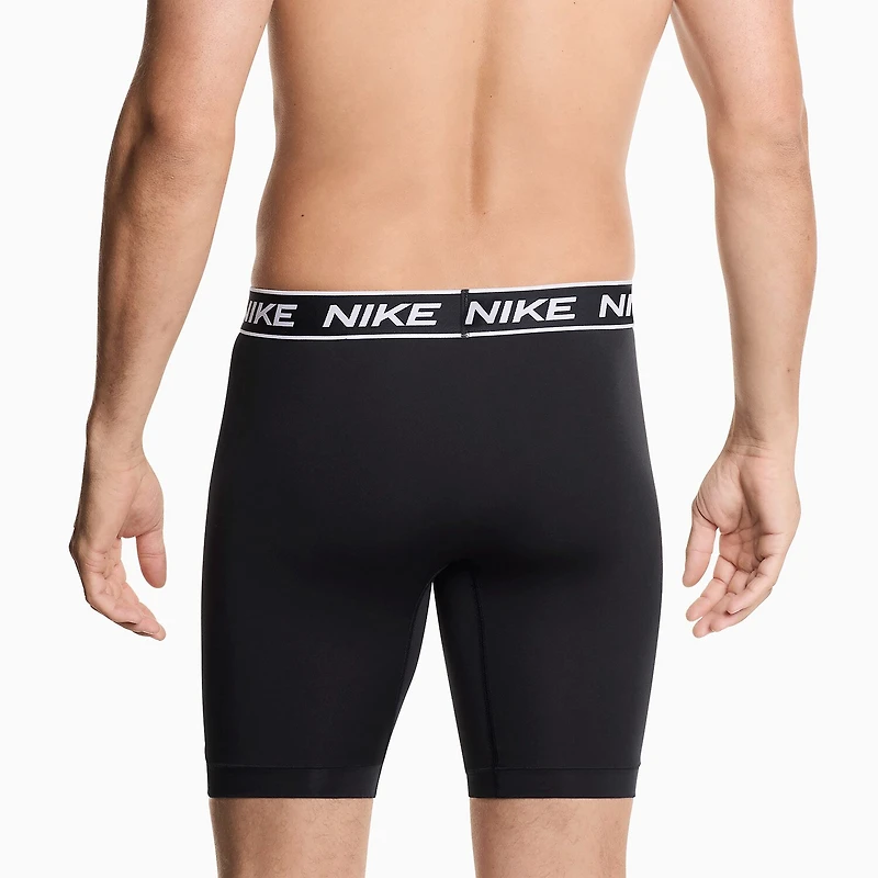 Nike All Day Microfiber Stretch Mens 3 Pack Multi-Pack Fabric Trunks Ke1307-001