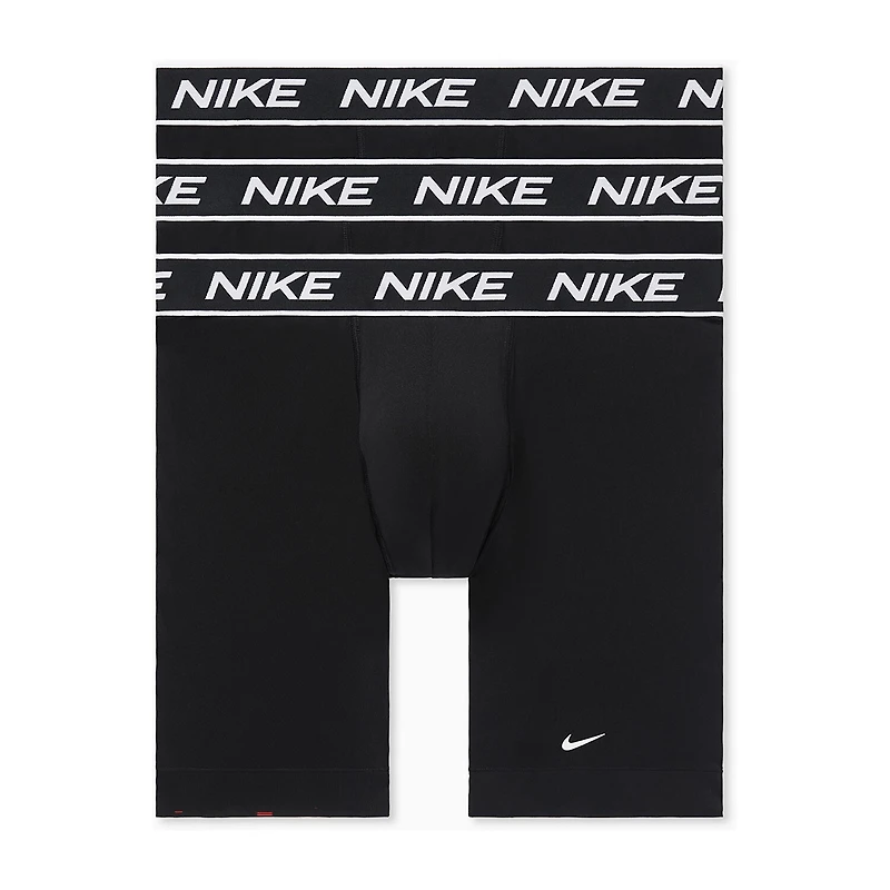 Nike All Day Microfiber Stretch Mens 3 Pack Multi-Pack Fabric Trunks Ke1307-001