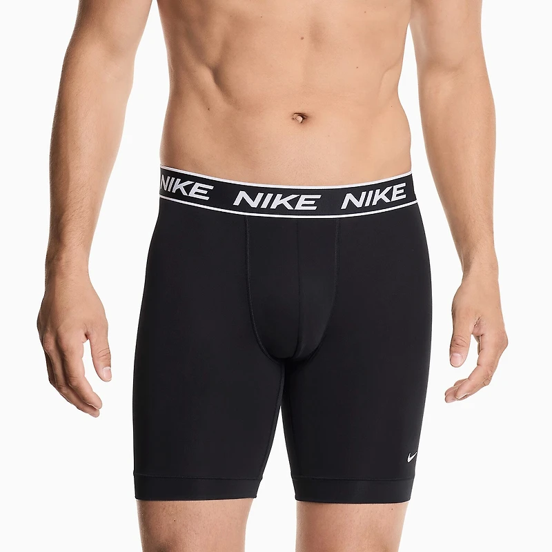 Nike All Day Microfiber Stretch Mens 3 Pack Multi-Pack Fabric Trunks Ke1307-001