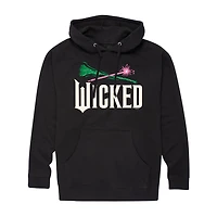 Mens Hooded Long Sleeve Regular Fit Wicked Graphic T-Shirt