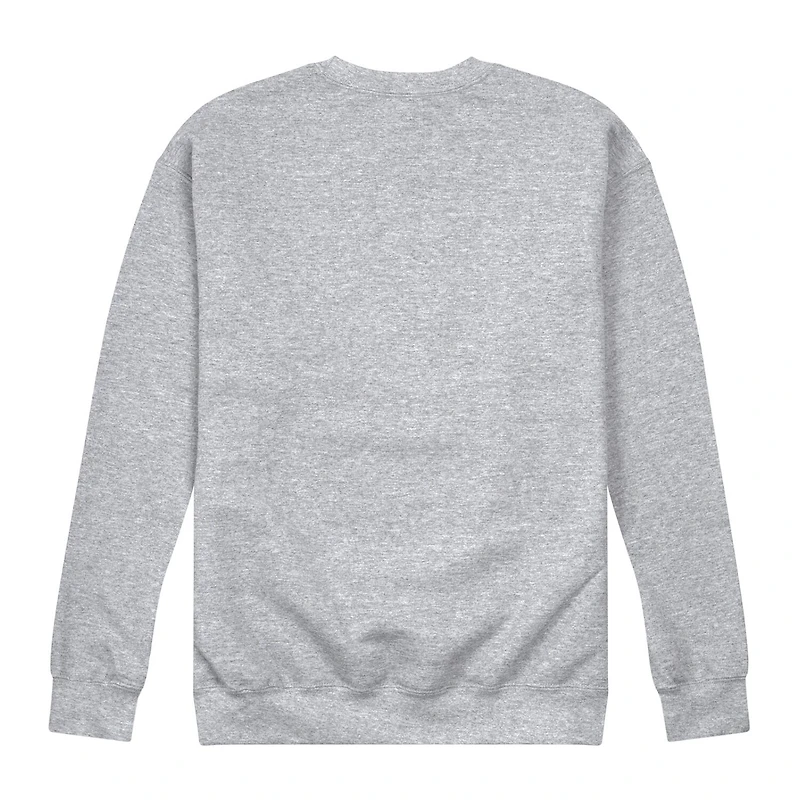 Mens Round Neck Long Sleeve Regular Fit Wicked Graphic T-Shirt
