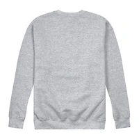 Mens Round Neck Long Sleeve Regular Fit Wicked Graphic T-Shirt