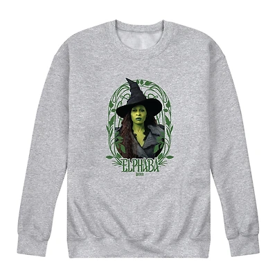 Mens Round Neck Long Sleeve Regular Fit Wicked Graphic T-Shirt