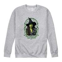 Mens Round Neck Long Sleeve Regular Fit Wicked Graphic T-Shirt
