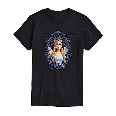 Mens Crew Neck Short Sleeve Regular Fit Wicked Graphic T-Shirt