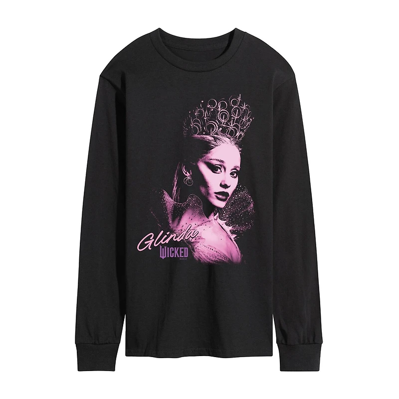 Mens Long Sleeve Regular Fit Wicked Graphic T-Shirt