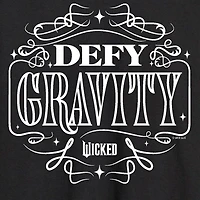 Mens Crew Neck Long Sleeve Regular Fit Wicked Graphic T-Shirt