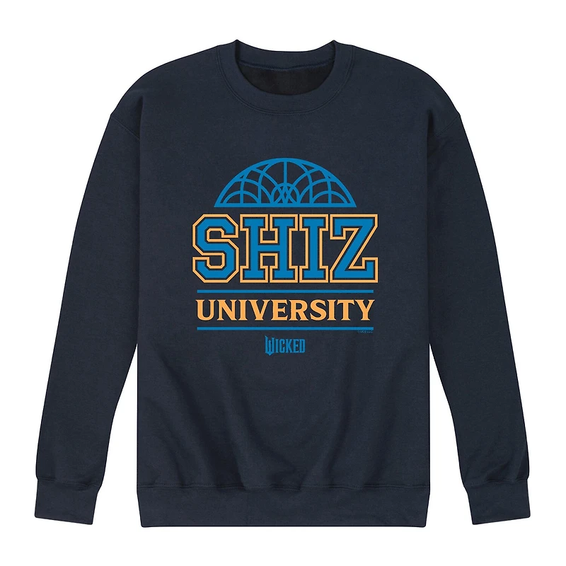 Novelty Mens Crew Neck Long Sleeve Regular Fit Wicked Graphic T-Shirt