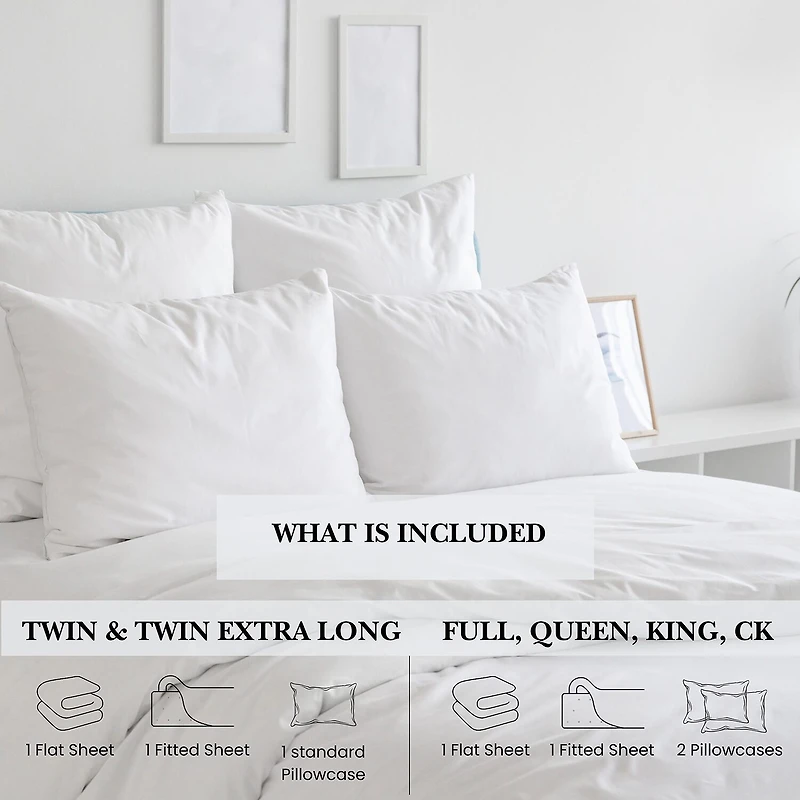 Pointehaven Cotton Soft Feel 190 Gsm Printed Or Solid Flannel Sheet Set
