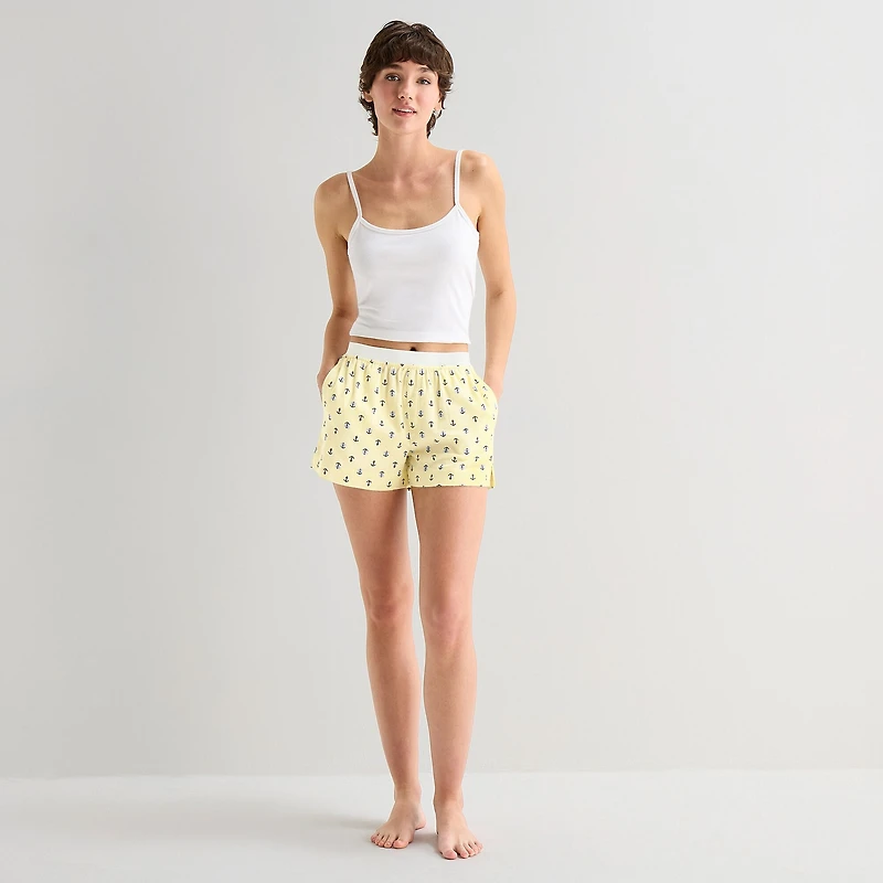 Arizona Body Womens Juniors Pajama Shorts