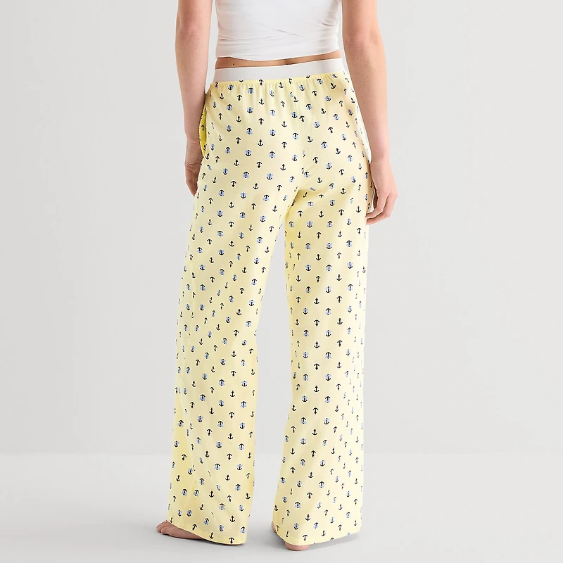 Arizona Womens Juniors Flannel Pajama Pants