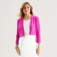 Marc New York Womens 3/4 Sleeve Shrug