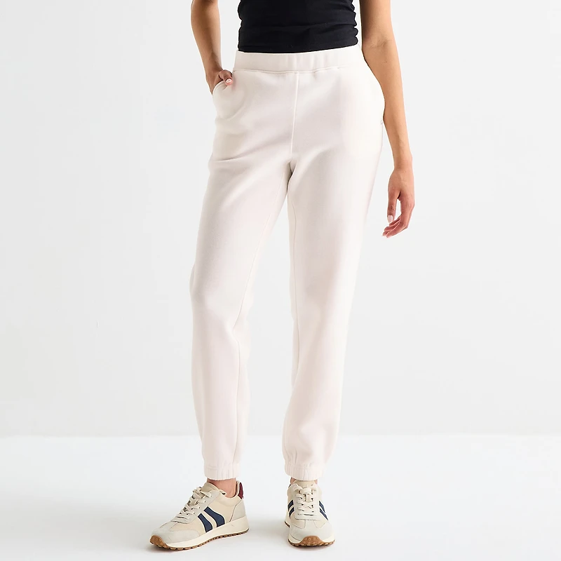 Juicy By Juicy Couture Womens Juniors Flare Mid Rise Fleece Jogger Pant