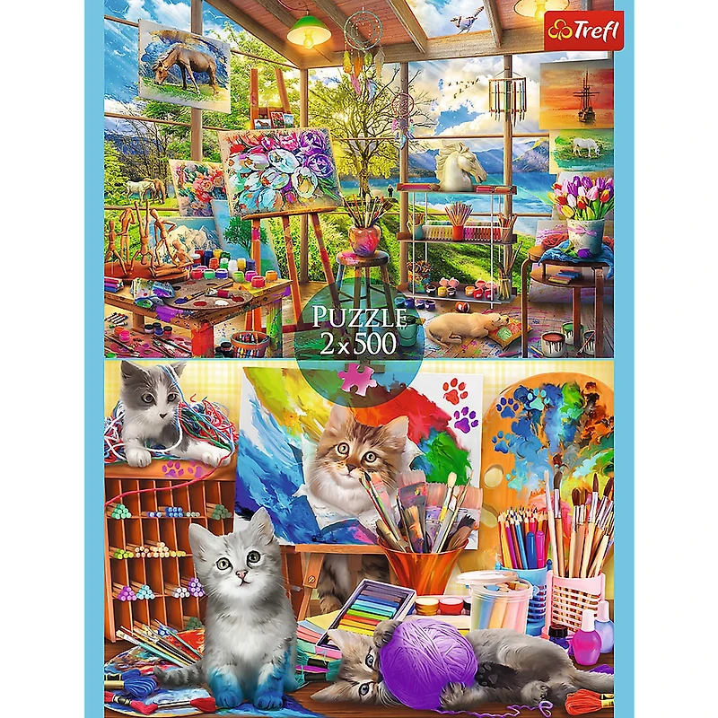 Trefl The Art of Painting 2x500 Piece Puzzle