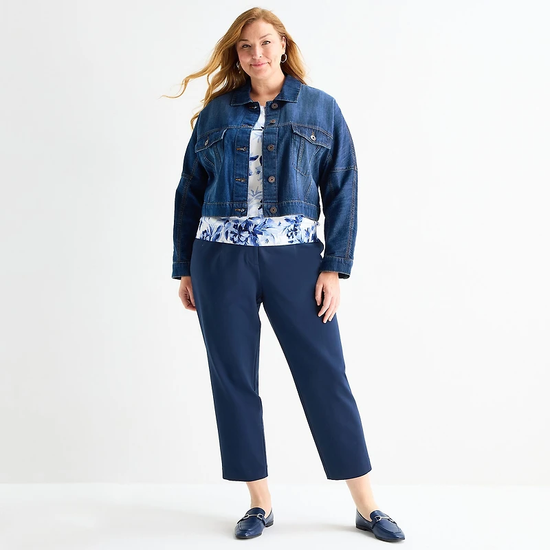 Liz Claiborne Womens Plus Jacket