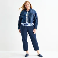 Liz Claiborne Womens Plus Jacket