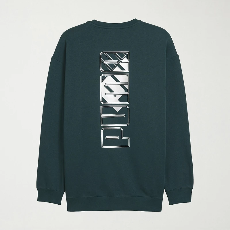 PUMA Mens Crew Neck Long Sleeve Sweatshirt
