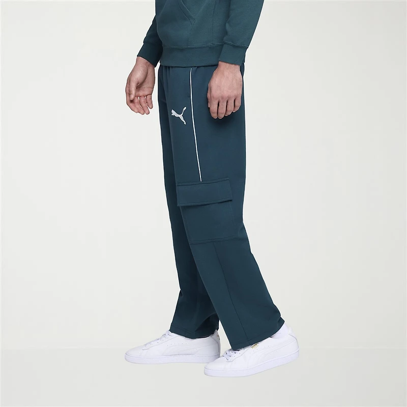 PUMA Mens Stretch Fabric Straight Relaxed Fit Active Cargo Pant