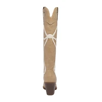 Sugar Kammy Womens Block Heel Cowboy Boots
