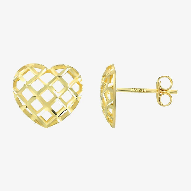 Womens 14K Gold Heart 2-pc. Jewelry Set