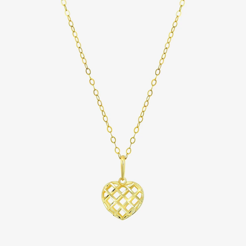 Womens 14K Gold Heart 2-pc. Jewelry Set