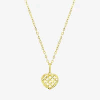 Womens 14K Gold Heart 2-pc. Jewelry Set