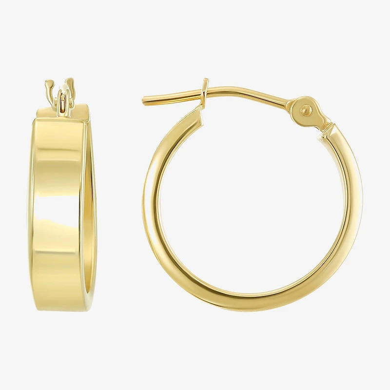 Womens 10K Gold 3 Pair Earring Set