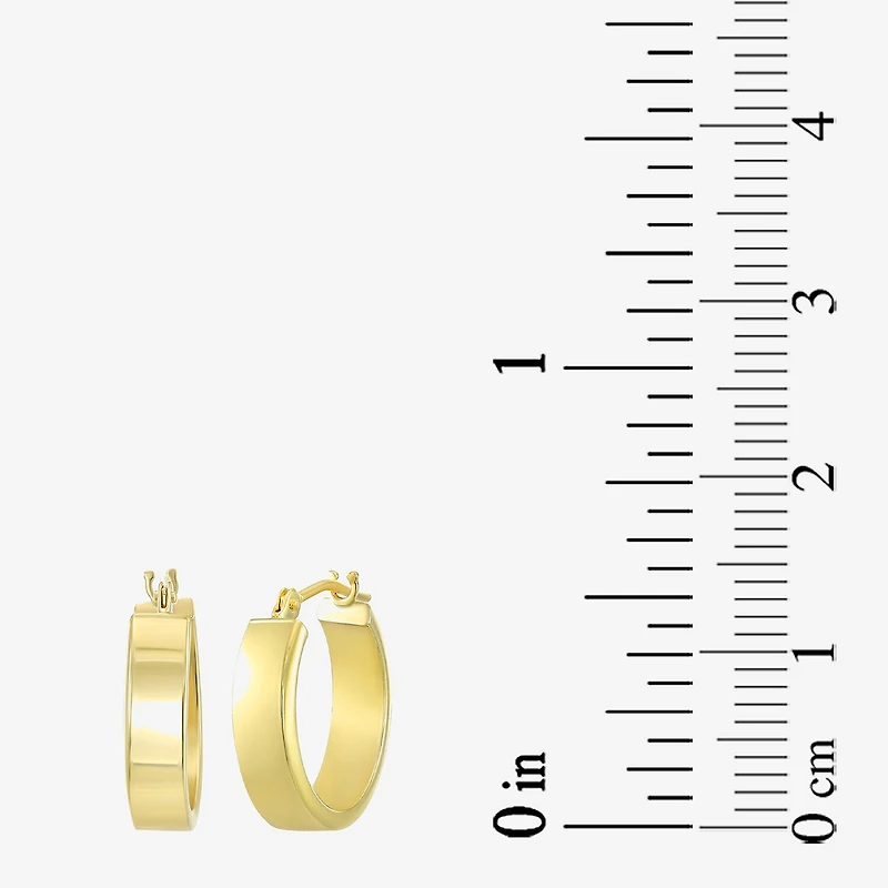 Womens 10K Gold 3 Pair Earring Set