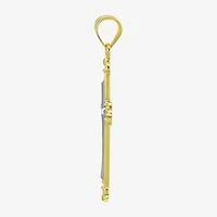 Cross Unisex Adult 14K Two Tone Gold Cross Pendant
