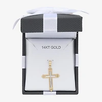 Cross Unisex Adult 14K Two Tone Gold Cross Pendant