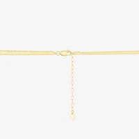 Limited Quantities! Womens 14K Gold 18 Inch Herringbone Chain Necklace