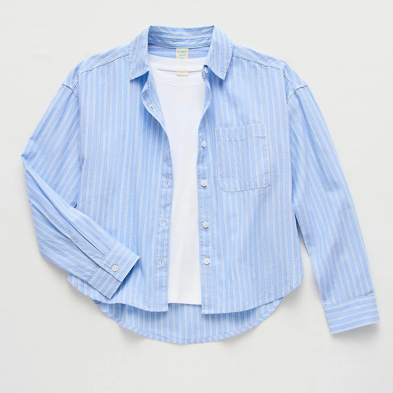 Thereabouts Little & Big Kid Girls 2-pc. Long Sleeve Shirt Set